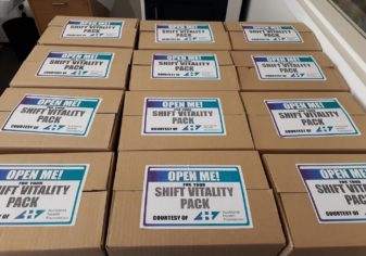 ‘Shift vitality packs’ – doing the rounds in hard-working wards